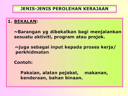 Oleh itu perolehan kerajaan ialah. Intro Perolehan