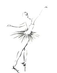 Ballet Dancer Drawing Black And White Ballerina Drawing Art Print Minimalist Art Black And White Drawing Ballet Dance Modern Art Minimalist Art Print Ballet Art Ballerina Art