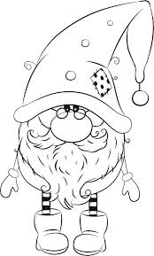In case you don\'t find what you are looking for, use the top search bar to search again! 1255 01 Michael Winter Gnome Christmas Coloring Pages Gnomes Crafts Christmas Drawing