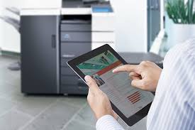 The problem that a blue dashed line is drawn by an orange color on excel 2016. Konica Minolta Bizhub 308 B W Mid Volume Multifunction Device Mbs Works