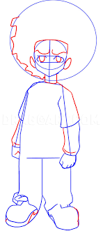 This games is very useful tool and way. How To Draw Huey Freeman From The Boondocks Coloring Page Trace Drawing