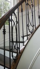 Iron balusters, wood balusters, handrail, newel posts Modern Staircase Banisters Novocom Top