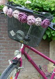 Hakelrosen Am Fahrradkorb Karin Urban Naturalstyle Hakelrose Fahrradkorb Fahrrad