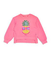 Billieblush Embellished Pineapple Sweatshirt (4-12 Years) | Harrods JP