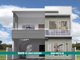 Waris 8 Marla House 3d View Elevation 30x60 In Islamabad Pakistan Modern Exterior House Designs Duplex House Design House Front Design