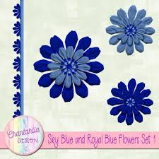 Red flower only spawns during day. Sky Blue And Royal Blue Flowers Set 1 Chantahlia Design