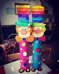 Bastelideen für ältere menschen und senioren. Bohocok Clown Crafts Carnival Crafts Circus Theme Crafts