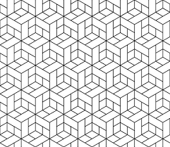 Black And White Geometric Design Easy Seamless Geometric Pattern With Cubes Pixerstick Wall Mural Easy Installation 365 Day Money Back Guaran Geometrische Muster Geometric Patterns Geometrisch
