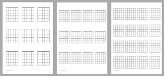 There are essentially five keys that are most commonly played by acoustic guitar players: Free Printable Guitar Pdfs Tab Chord Charts Fretboard Templates Guitar Gear Finder