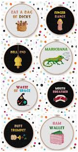 Funny Modern And Crude Cross Stitch Patterns Perfect For Beginners These Simple Yet Hilar Funny Cross Stitch Patterns Needlepoint Patterns Cross Stitch Funny