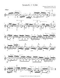 Domenico, the son of the famous composer of vocal music alessandro scarlatti, was born in the same year as j.s. Hard Copy Two Sonatas K 1 L366 And K 27 L449 By Domenico Scarlatti Transcribed For Guitar Yuri Liberzon