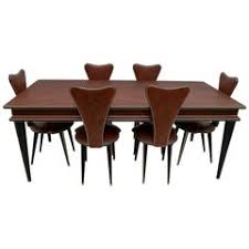 25% off retro table chair set mid century vintage kitchen apartment size. 1950s Dining Room Sets 147 For Sale At 1stdibs