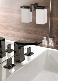 Bereits ab 132,48 € große shopvielfalt testberichte & meinungen | jetzt grohe minta (32168000) spültischarmatur günstig kaufen bei idealo.de. Dramatically Different The Grohe Allure Brilliant 3 Hole Bathroom Faucet In Velvet Black Adds Best Bathroom Faucets Black Faucet Bathroom Touch Kitchen Faucet