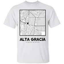 Amazon Com Alta Gracia City Map Ultra Cotton T Shirt Clothing