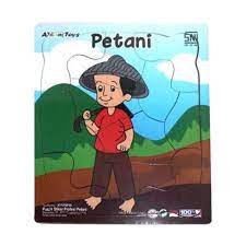 Beberapa waktu yang lalu pernyataan presiden jokowi sempat bikin heboh masyarakat. Jual Atham Toys Puzzle Stiker Profesi Petani Mainan Kayu Edukatif Murah Juni 2021 Blibli