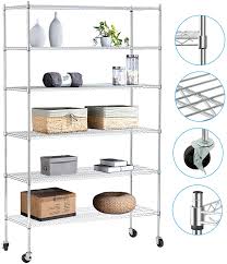 suncoo 6 shelf shelving storage unit
