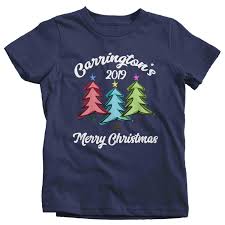 Kids christmas shirt family christmas shirts matching family. Kids Personalized Christmas Shirt Custom Family Christmas Tree Shirt C Shirts By Sarah