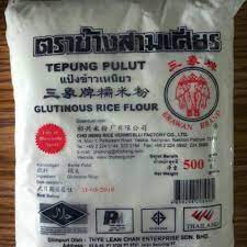 Flour, urid daal, sticky rice, wheat seeds, glutinous rice, asian palm civet. Jual Tepung Pulut Beras Ketan Thailand Erawan 500 Gram Kota Surabaya Berkah Larishop Tokopedia
