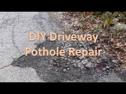Sealing is cheaper than replacing, 2. Diy Driveway Pothole Repair Youtube