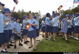 Primary School Children In Australia Sport Uniforms Like These Blue Ones Little Passports Littlepasspor Indigenous Studies Primary School Elementary Schools