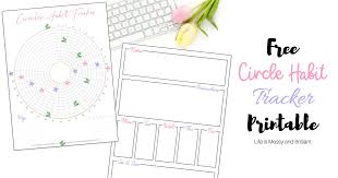 Maybe you would like to learn more about one of these? Free Circle Habit Tracker Bullet Journal Circle Tracker