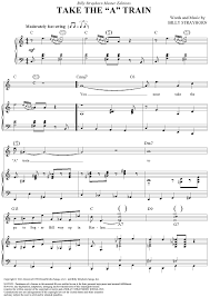 Take The A Train Jazz Sheet Music Sheet Music Digital Sheet Music
