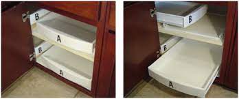 Each of these corner drawers has two handles, a choice which is partially aesthetic and partially swing out corner cabinets are a good way to maximize the storage capabilities of a kitchen. Blind Corner Shelf