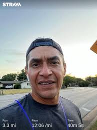 Morning run with friend for marathon training