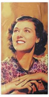 Charlotte Wynters, Vintage Actress Beach Towel