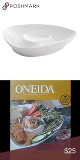 Oneida Chef S Table Porcelain Chip Dip Bowl Chip And Dip Bowl Chip Dip Dip Bowl