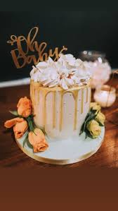 Surfing baby shower cake with surfboards. Trendy Baby Shower Cake Pink And Gold Mint Green Ideas