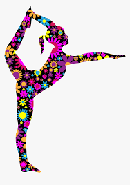 Teela is stretching for you again. Floral Stretching Ballerina Silhouette Clip Arts Stretching Clip Art Hd Png Download Kindpng