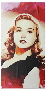 Adele Mara, Actress Bath Towel by Esoterica Art Agency