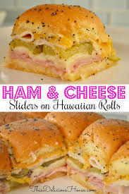 Ham And Cheese Sliders King S Hawaiian Rolls This Delicious House Recipe Slider Recipes Ham And Cheese Sliders Hawaiian Sliders Recipes Hawaiian Rolls