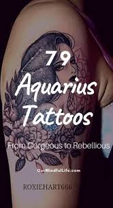 Maybe you would like to learn more about one of these? 79 Aquarius Tattoos From Gorgeous To Straight Up Rebellious Ourmindfullife Com Aquarius Facts Aquarius Aesthetics Aquarius Art Zodiac Sign Ast Tattoo Drawing