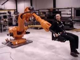 Abb Robot Flings Around Helpless Human Www Robotgrease Com Cool Robots Hulk Smash Robot