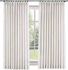 Amazon Find Custom Pinch Pleat Drapes Red White Denim In 2021 Sliding Door Curtains Pinch Pleat Curtains Darkening Drapes