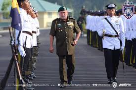 The crown prince of johor. Majlis Perasmian Kem Askar Timbalan Setia Negeri Johor Eratilmu
