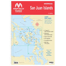 Maptech Waterproof Chartbook San Juan Islands