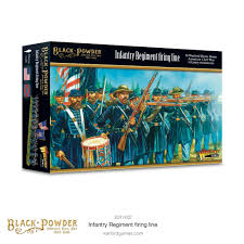American Civil War: Infantry Regiment Firing Line – Warlord Games US & ROW
