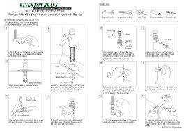 31 american standard kitchen faucet parts diagram. Kingston Brass Hks7411al Hks7418al Hks7411acl Installation Guide Manualzz