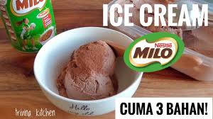 Untuk bahan nya goriorio wafle energen es batu, semoga video ini bermanfaat, dan jangan lupa minta dukunganya dengan cara klik subscribe like share dan. Resep Es Krim Milo Cuma 3 Bahan Cara Buatnya Gampang Milo Ice Cream Trivina Kitchen Youtube