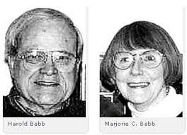 Today's obituaries: Harold and Marjorie Babb, husband and wife, passed away  within 3 weeks of one another