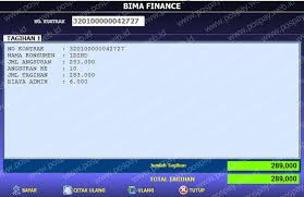 Brosur angsuran kur 2021 & simulasi cicilan. Angsuran Bima Finance