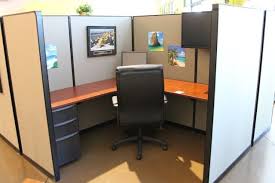 6 X 6 Steelcase Refurbished Cubicles Taupe Fabric Cherry Top 1 Black Overhead Bin And 1 File Pedestal New Life Office Cubicle Home Refurbishing