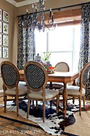 Our Home Tour Cowhide Rug Dining Room Rug Under Dining Table Home Decor