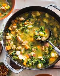 Sausage Potato And Kale Soup Whole30 Paleo Primal Gourmet Easy Recipe Kale Soup Sausage And Kale Soup Sausage Potato Kale Soup
