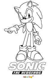Sonic The Hedgehog Coloring Page Thousands Of Coloring Pages And Printable Pages Of Cartoon Characters Cartoon Coloring Pages Hedgehog Colors Coloring Pages