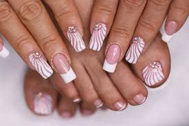 Los hongos que suelen aparecer en en este post te enseñaremos como hacer unas uñas decoradas con flores paso a paso y faciles de. 250 Manicure Y Pedicure Diseno Coordinado Arte De Unas Cute766