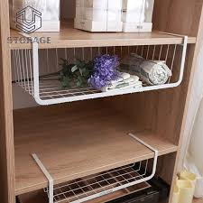 Discover the latest trends all in one place. Onhand Hanging Basket Storage Under Shelf Hanging Metal Wire Storage Basket Organizer Shopee Philippines
